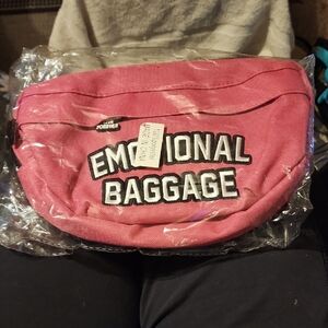 Emotional Baggage Pink Crossbody Bag